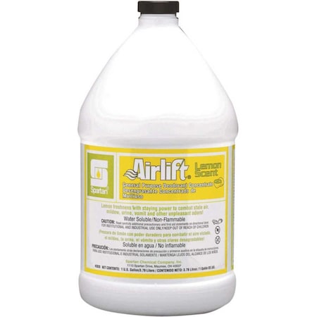 Airlift Lemon Scent 1 Gallon Air Freshener -  SPARTAN CHEMICAL, 302004